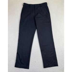 Nike Golf Pants Mens 32x32 Black Dri-Fit Performance Flat Front Straight Leg